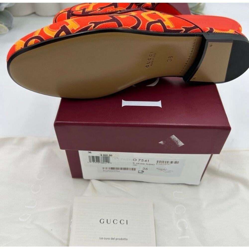 Women's Gucci horse bit Princetown mules size 36.5 made in Italy - Picture 6 of 16